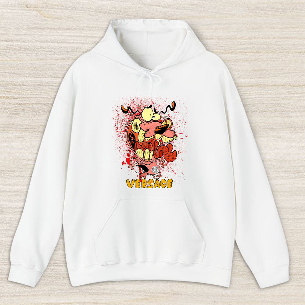 Courage The Cowardly Dog Versace Unisex Hoodie TAH7027