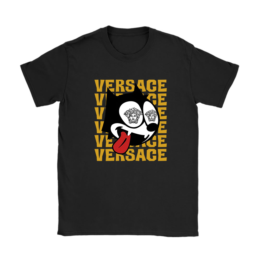 Felix The Cat Versace Unisex T-Shirt Cotton Tee BN7040
