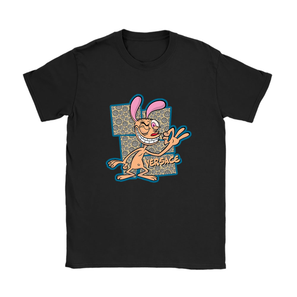 The Ren Stimpy Show Versace Unisex T-Shirt Cotton Tee BN7441