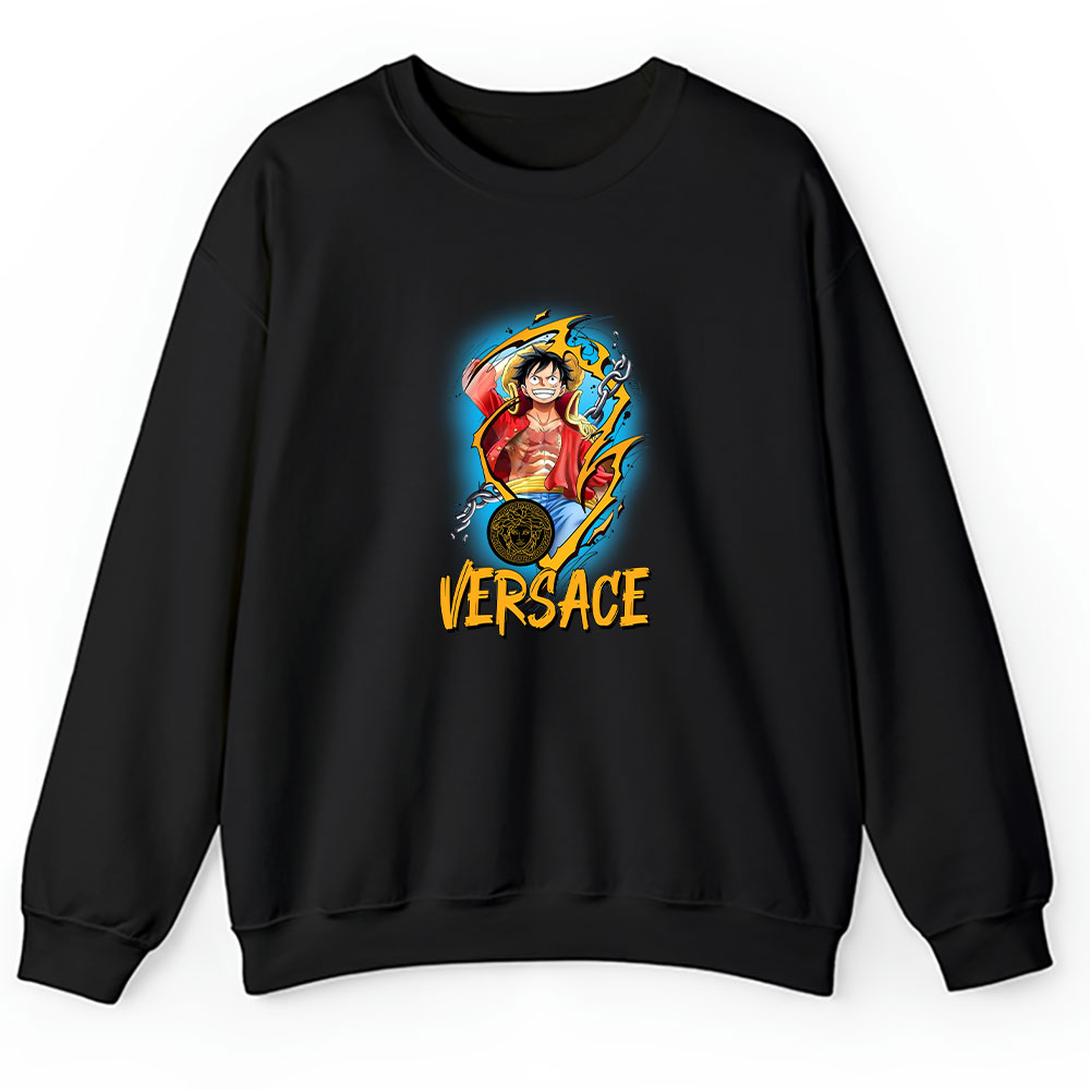 Monkey D Luffy One Piece Versace Unisex Sweatshirt BTN7060