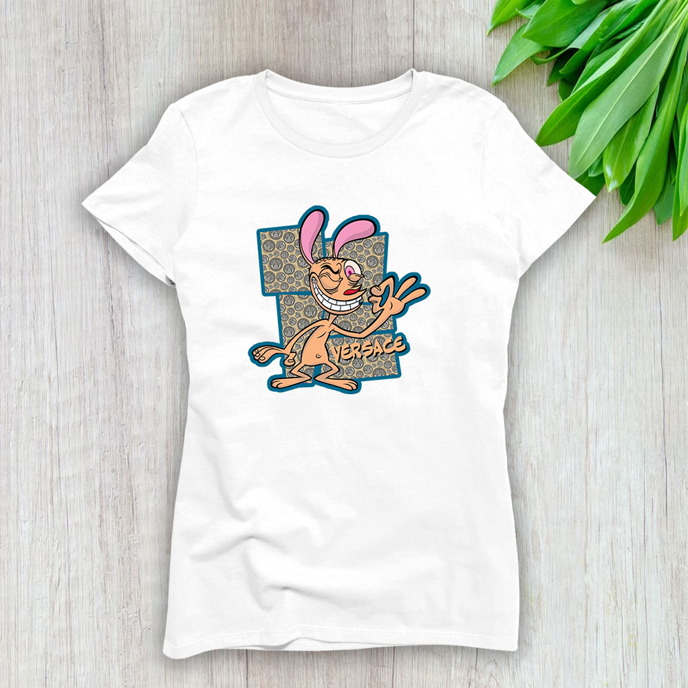 The Ren Stimpy Show Versace Lady T-Shirt Women BTN7441