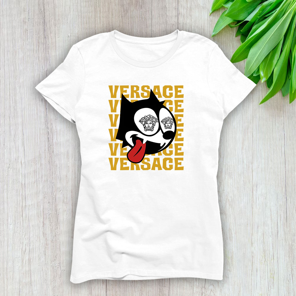 Felix The Cat Versace Lady T-Shirt Women BTN7040