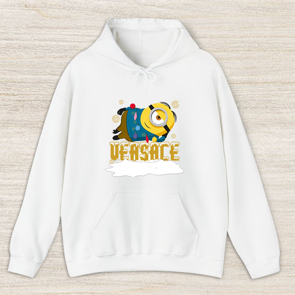 Minions Despicable Me Christmas Versace Brand Unisex Hoodie TAH6336