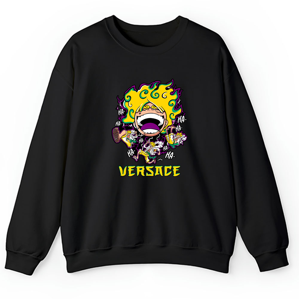 Monkey D Luffy One Piece Versace Brand Unisex Sweatshirt BTN6567