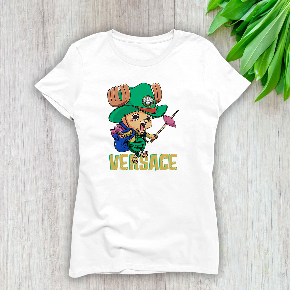 Chopperman Tony Tony Chopper One Piece Versace Brand Lady T-Shirt Women TLT6553