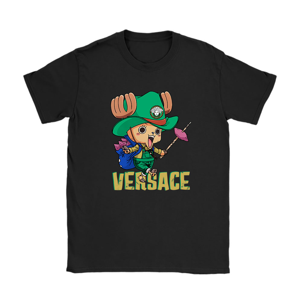 Chopperman Tony Tony Chopper One Piece Versace Brand Unisex T-Shirt Cotton Tee BN6553