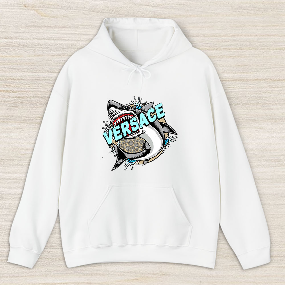 Cartoon Shark Versace Brand Unisex Hoodie TAH6262