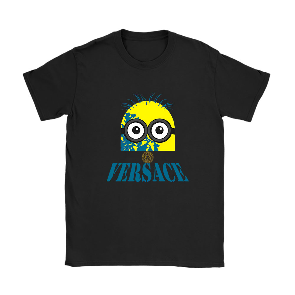 Minions Despicable Me Versace Brand Unisex T-Shirt Cotton Tee BN6368