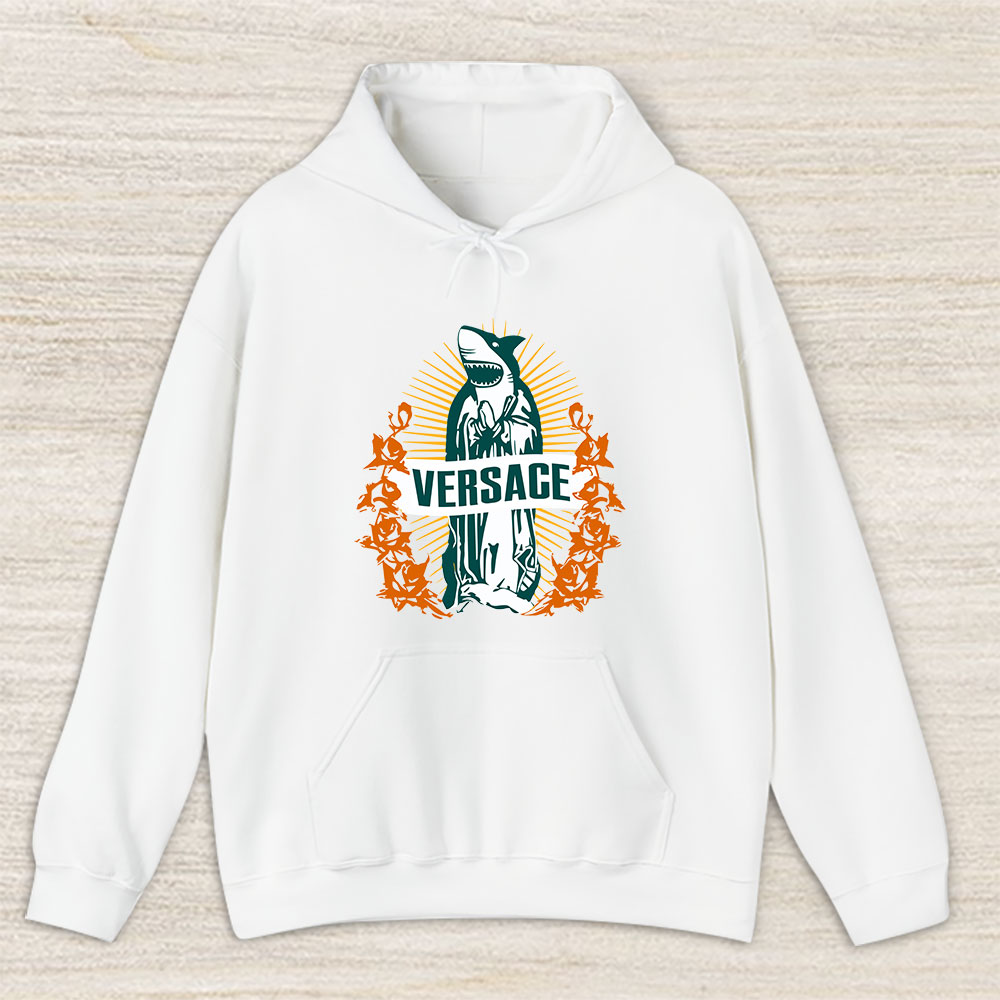Cartoon Shark Versace Unisex Hoodie TAH5480