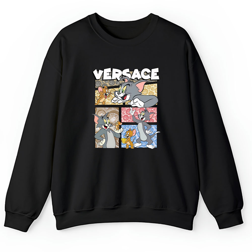 Tom And Jerry Versace Brand Unisex Sweatshirt BTN5581