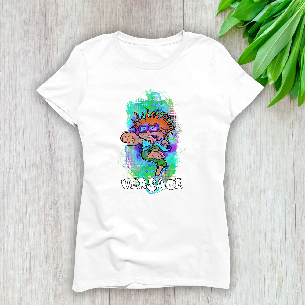 Chuckie Finster Versace Brand Lady Shirt Women Tee TLT5341
