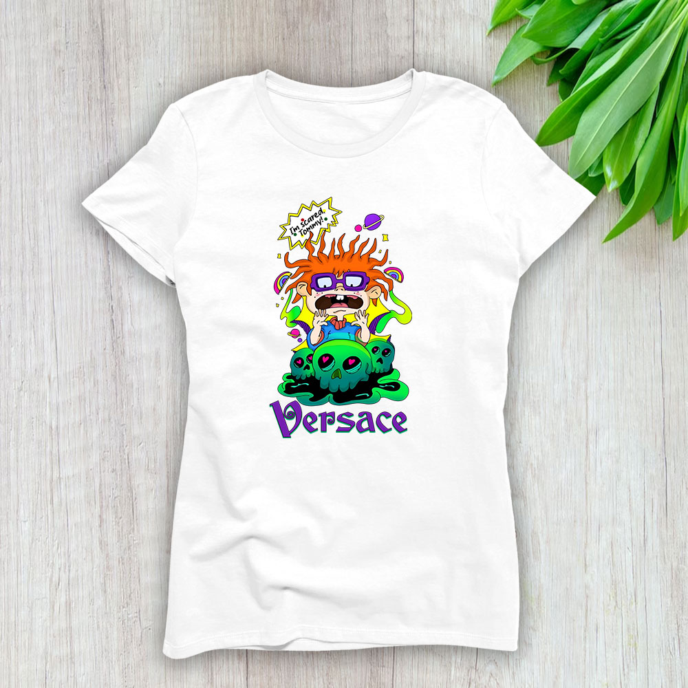 Chuckie Finster Versace Brand Lady Shirt Women Tee TLT5342