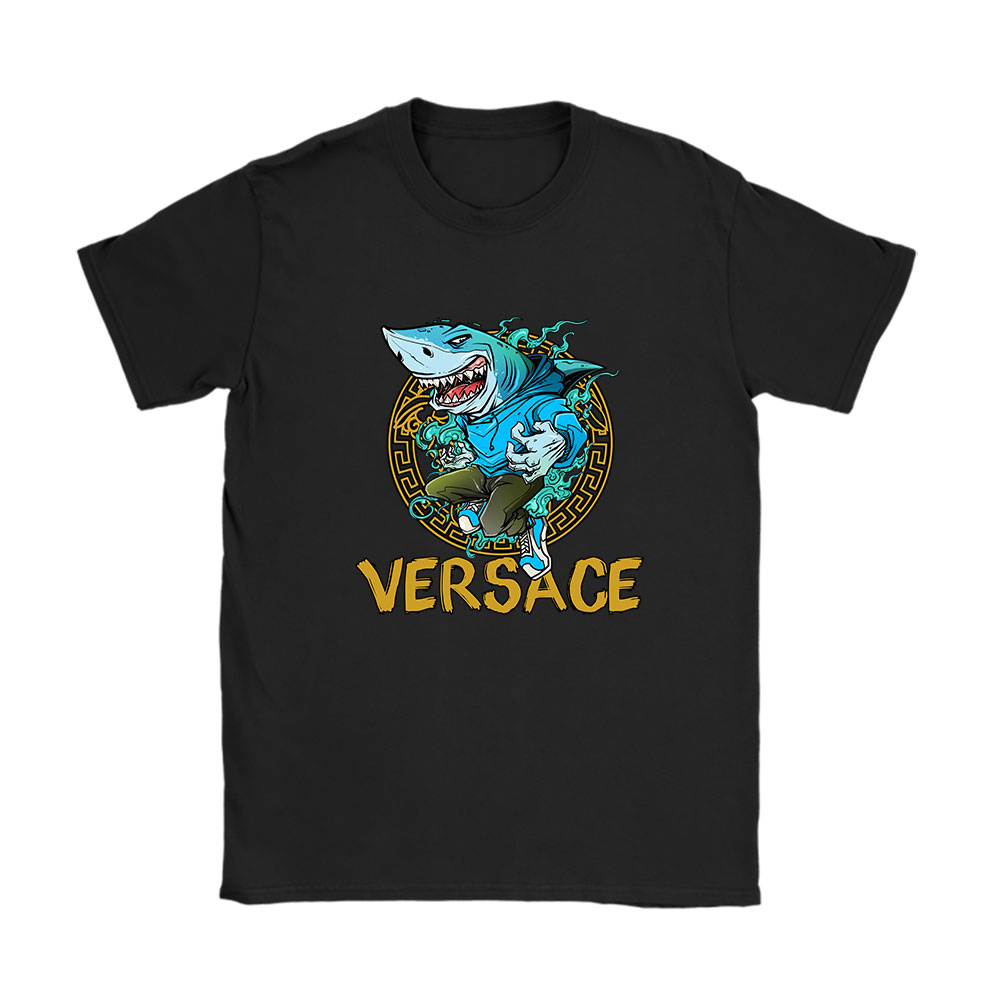 Cartoon Shark Versace Unisex T-Shirt BN5479