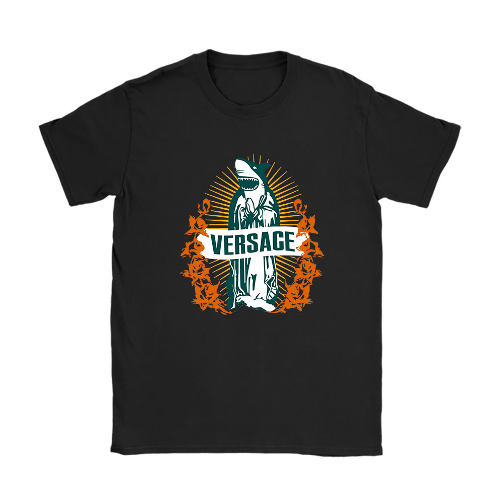 Cartoon Shark Versace Unisex T-Shirt BN5480