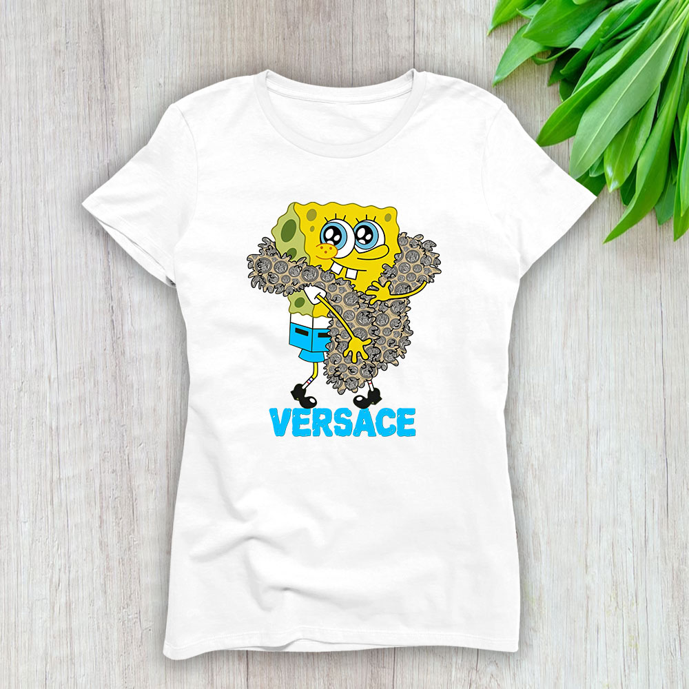 Spongebob Versace Brand Lady T-Shirt Women TLT4117