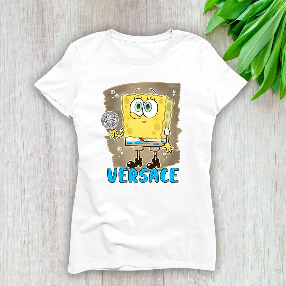 Spongebob Versace Brand Lady T-Shirt Women TLT4119