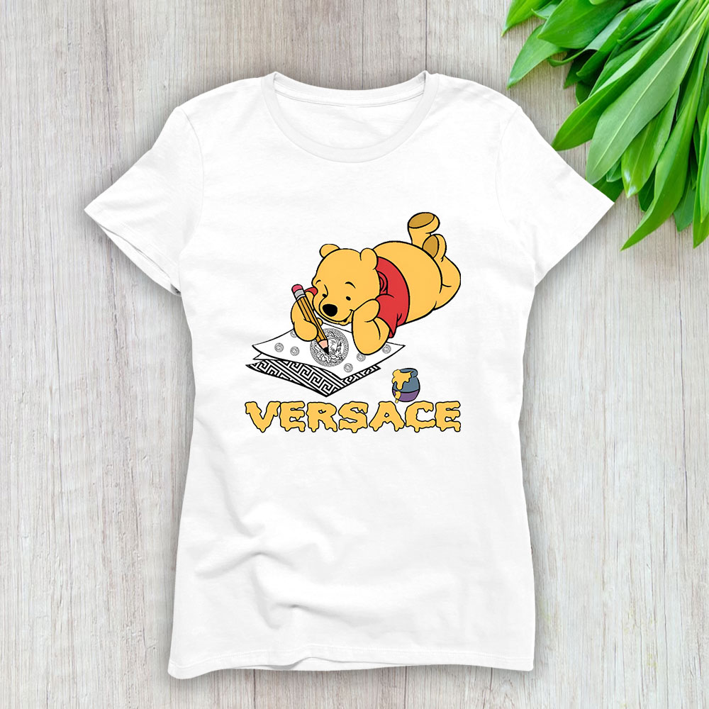 Winniethepooh Versace Brand Lady T-Shirt Women TLT4203