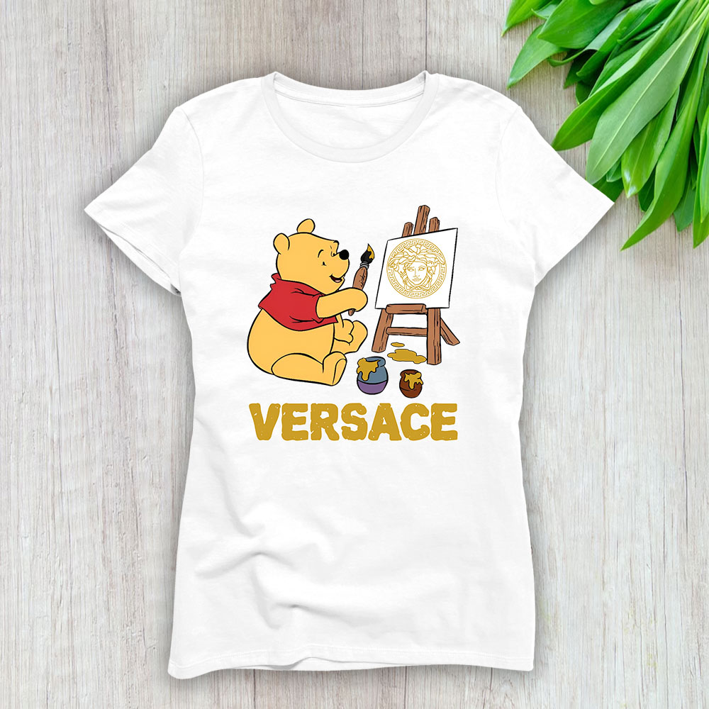 Winniethepooh Versace Brand Lady T-Shirt Women TLT4204