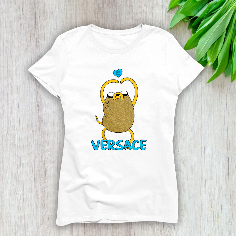 Jake The Dog Versace Brand Lady T-Shirt Women TLT3974