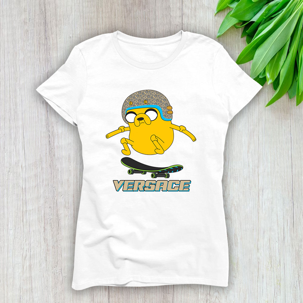 Jake The Dog Versace Brand Lady T-Shirt Women TLT3975