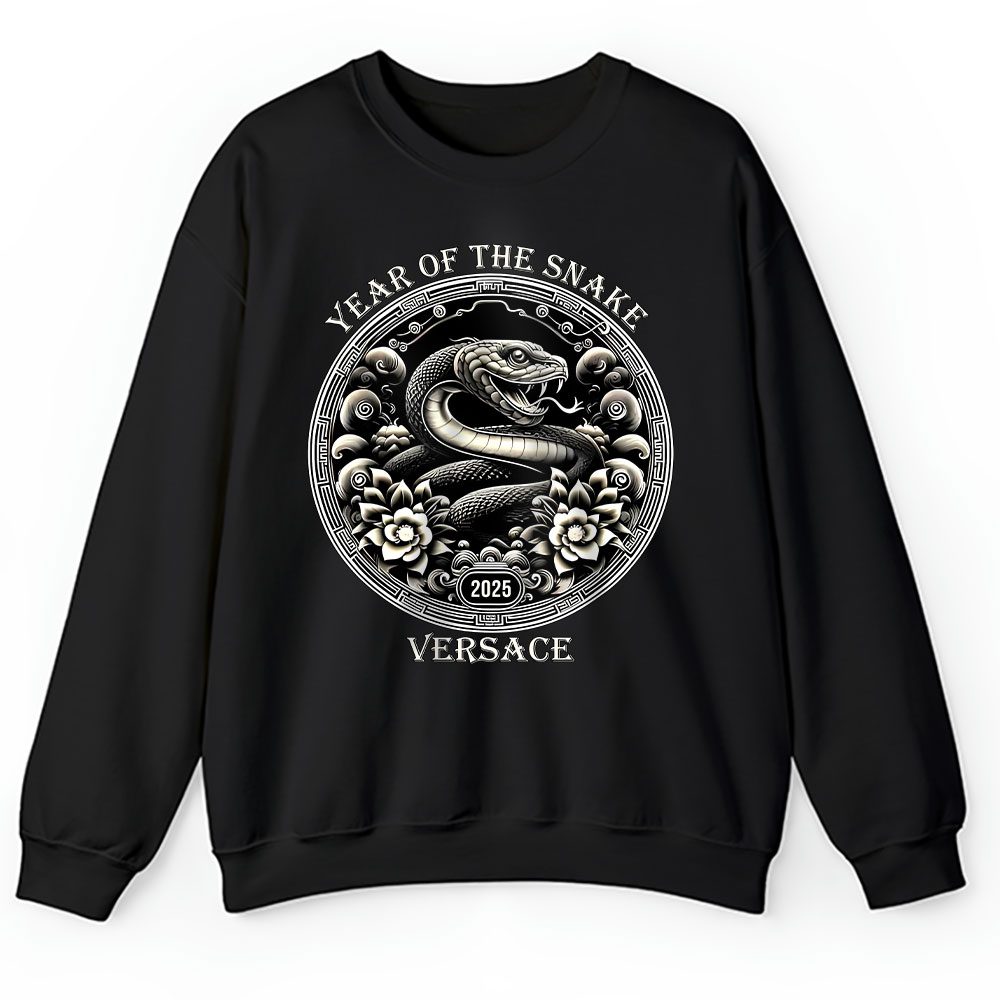 Year Of The Snake Versace Logo Versace Unisex Sweatshirt BTN23354