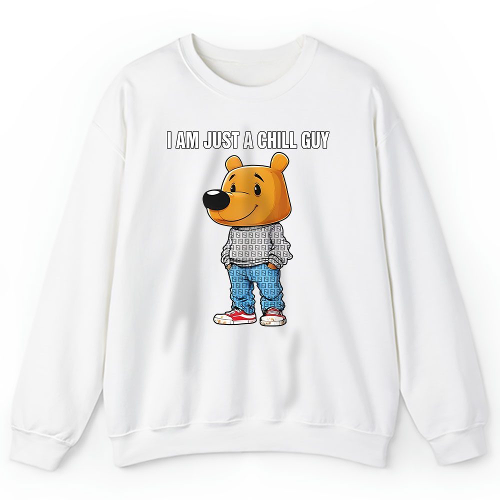 I Am Just A Chill Guy Dog Fendi Unisex Sweatshirt BTN24351