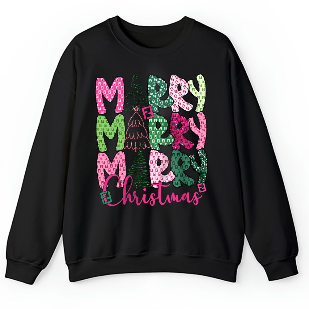 Christmas Coquette Bow Fendi Unisex Sweatshirt BTN19574