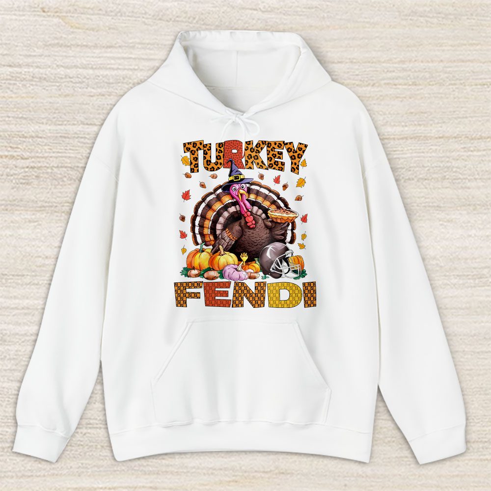 Retro Thanksgiving Turkey Fendi Unisex Hoodie TAH19393