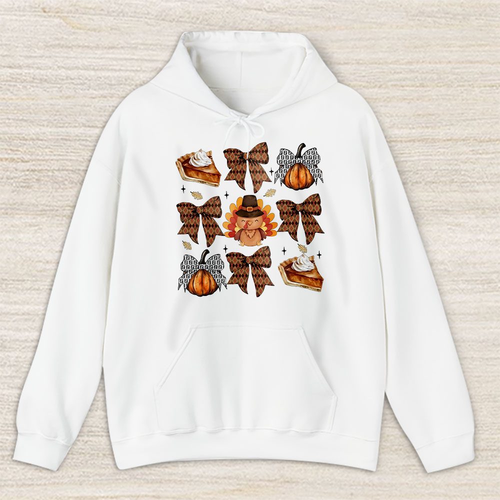 Retro Thanksgiving Fall Coquette Bow Fendi Unisex Hoodie TAH18230