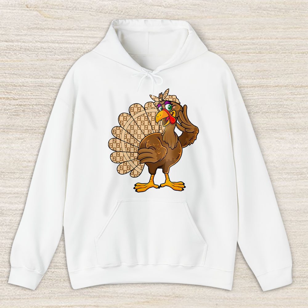 Thanksgiving Turkey Autumn Fall Fendi Unisex Hoodie TAH18256