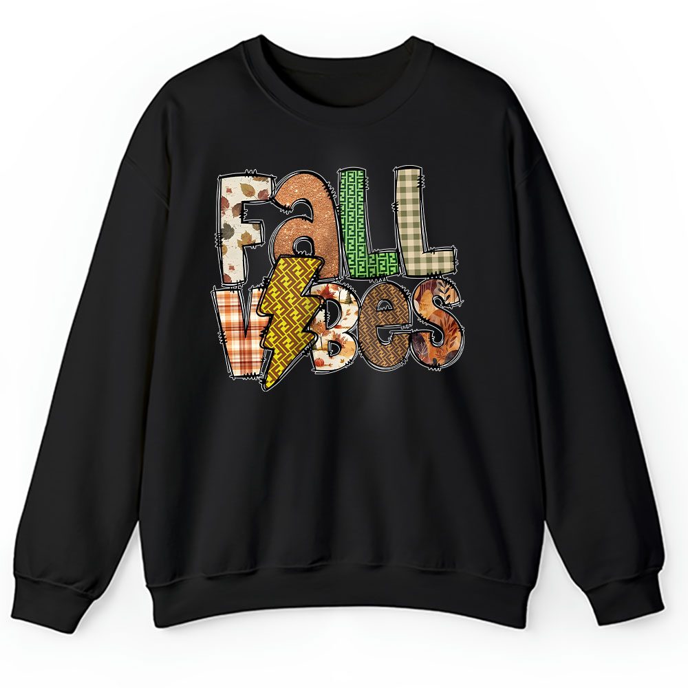 Retro Fall Fall Sublimation Fendi Unisex Sweatshirt BTN18225