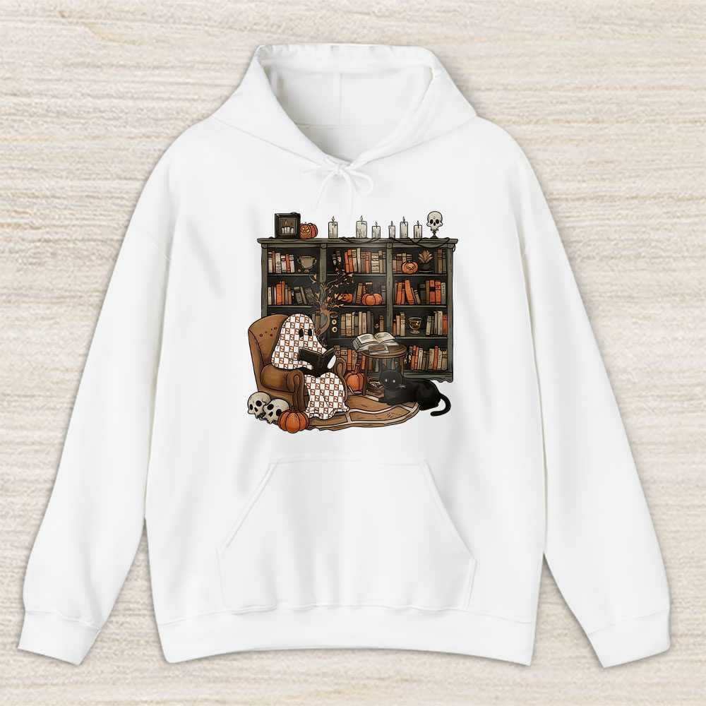 Retro Ghost Reading Books Fendi Unisex Hoodie TAH17755