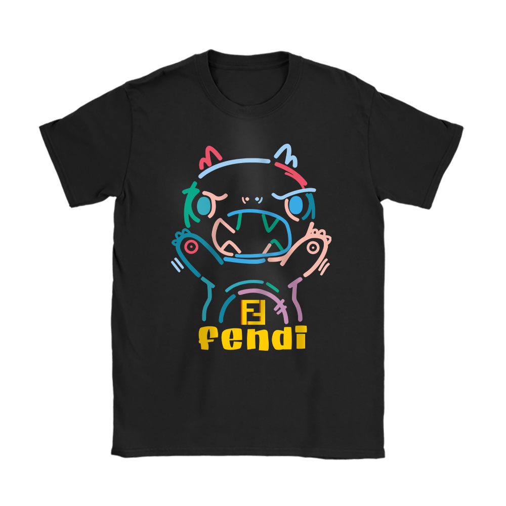 Crayon Dino Fendi Unisex T-Shirt Cotton Tee BN15073