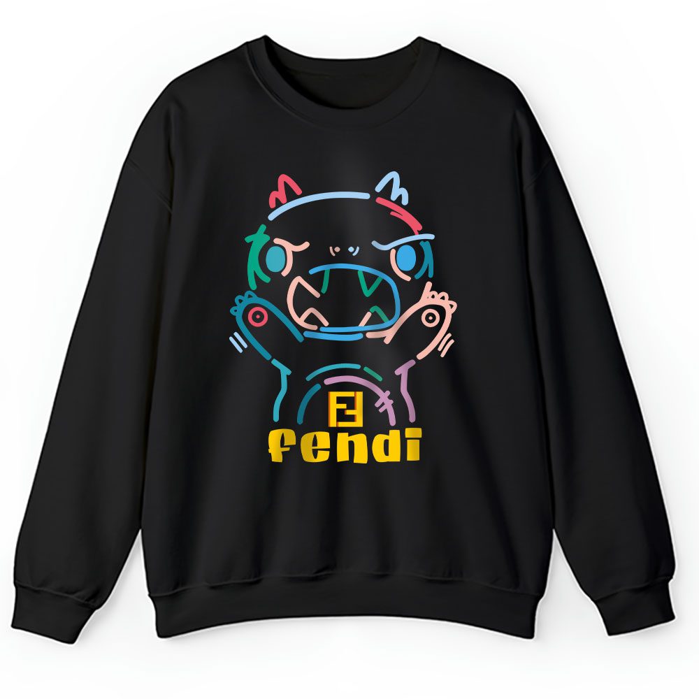 Crayon Dino Fendi Unisex Sweatshirt BTN15073