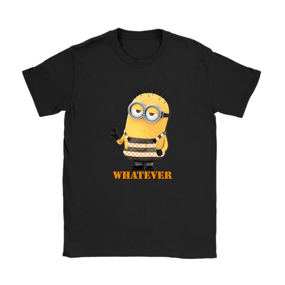 Minions Despicable Me Thumbs Up Whatever Graphic Fendi Unisex T-Shirt Cotton Tee BN14056