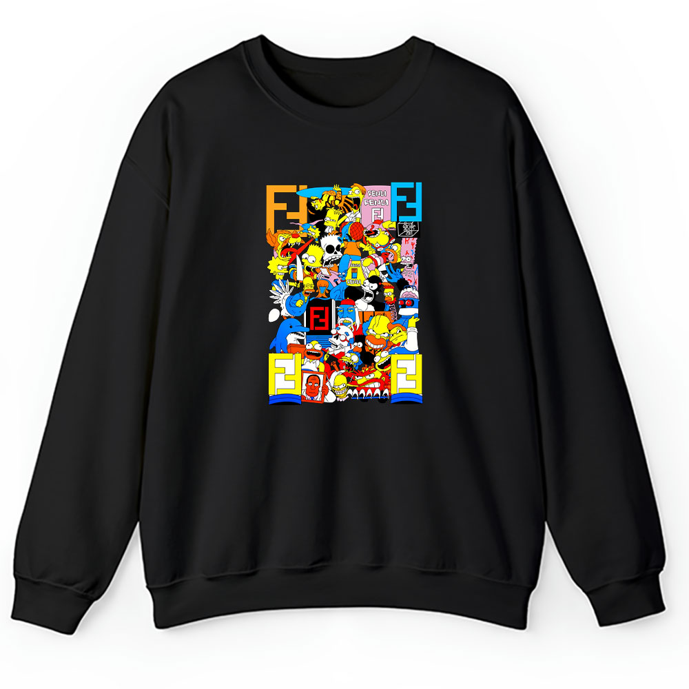 The Simpsons Treehouse Of Horror Fendi Unisex Sweatshirt BTN14089