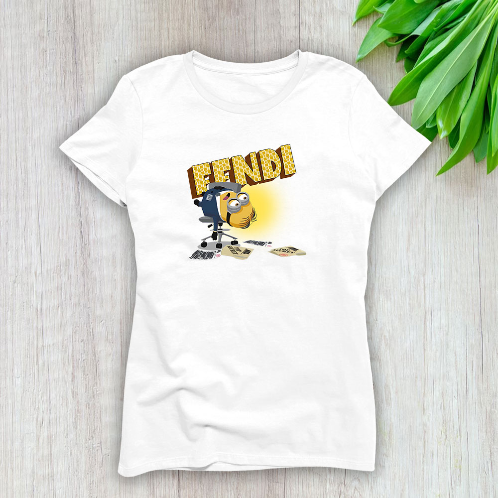 Minions Despicable Me Fendi Lady T-Shirt Women BTN13334