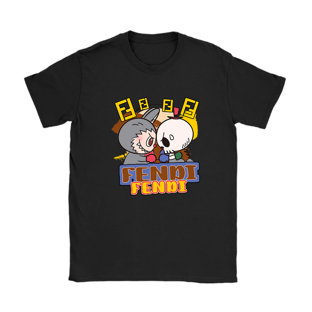 Labubu Pop Mart Fendi Unisex T-Shirt Cotton Tee BN11552