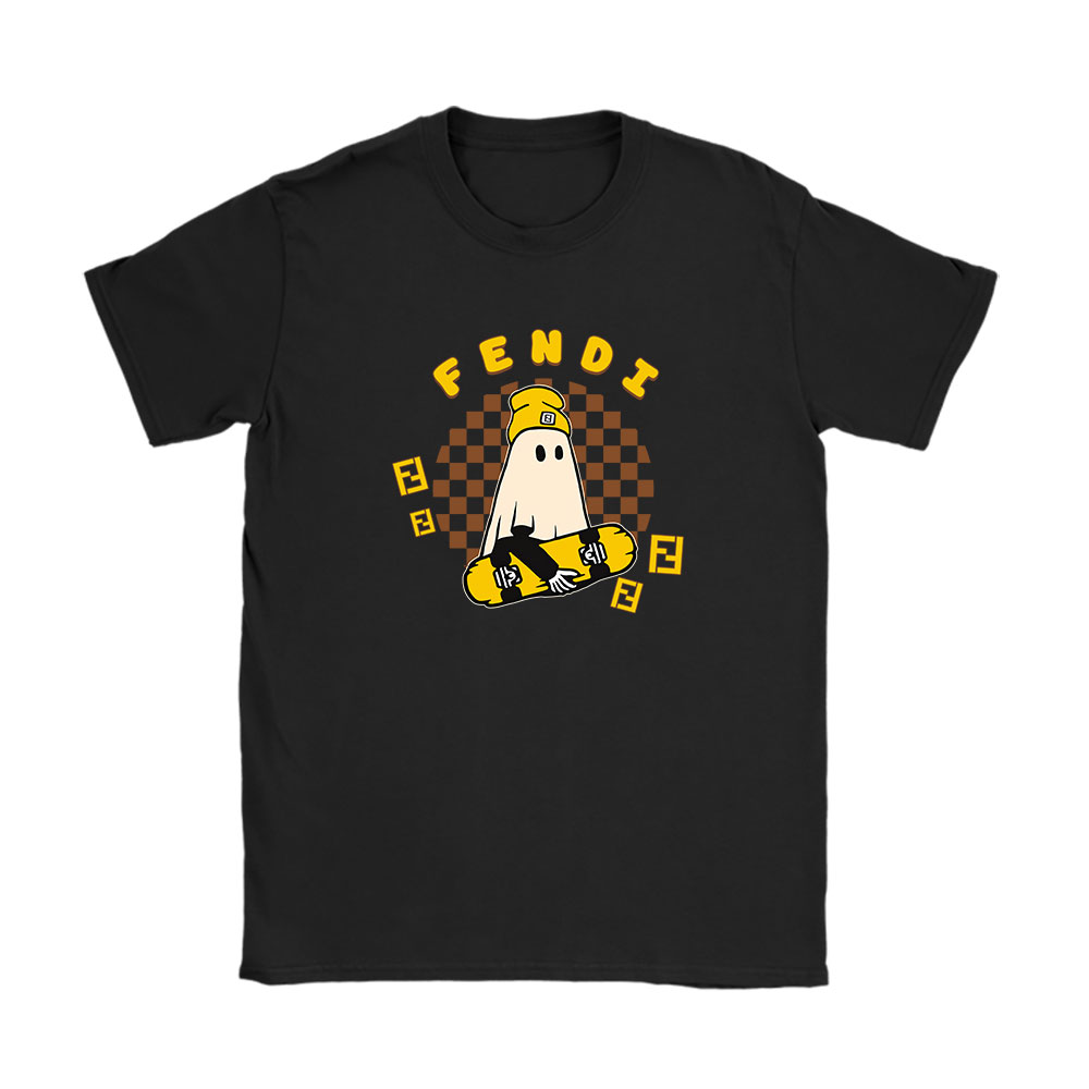 Retro Spooky Halloween Shirt Fendi Unisex T-Shirt Cotton Tee BN10148