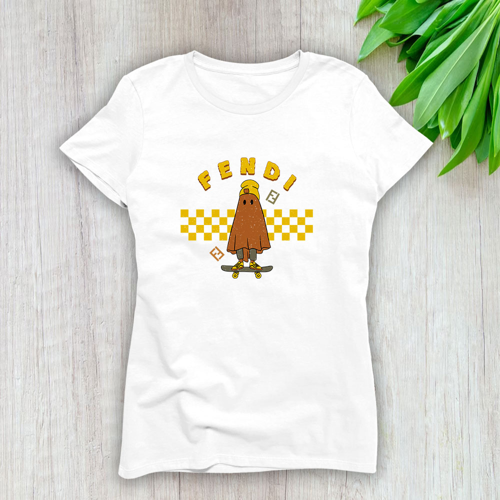 Retro Spooky Halloween Shirt Fendi Lady T-Shirt Women BTN10149