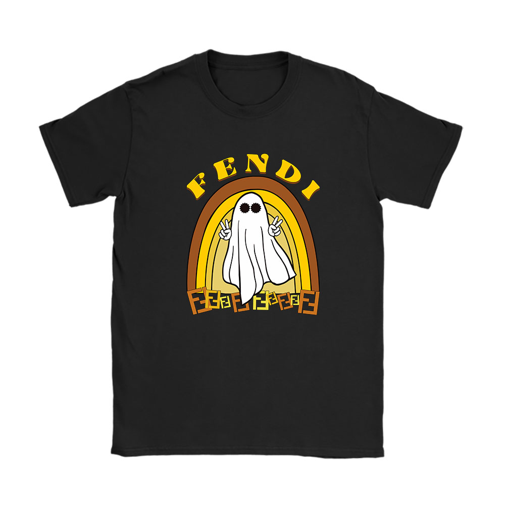Retro Spooky Halloween Shirt Fendi Unisex T-Shirt Cotton Tee BN10147