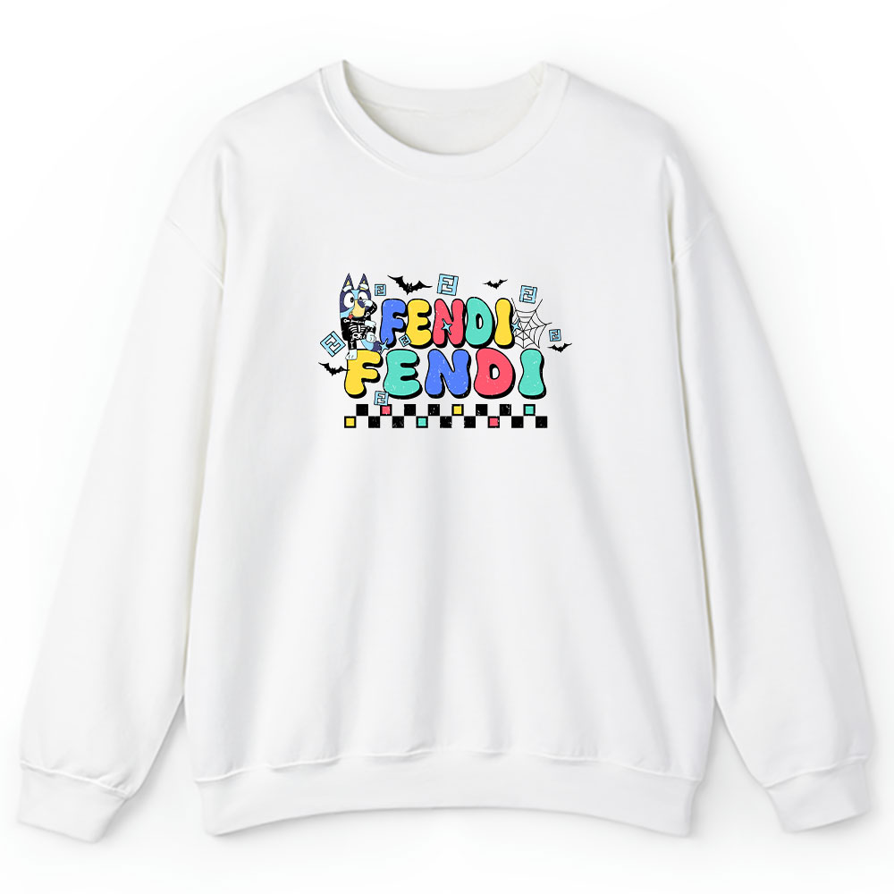 Bluey Happy Halloween Fendi Unisex Sweatshirt BTN9257
