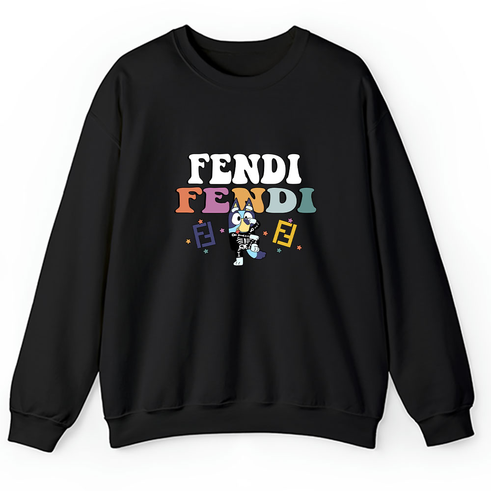Bluey Happy Halloween Fendi Unisex Sweatshirt BTN9258