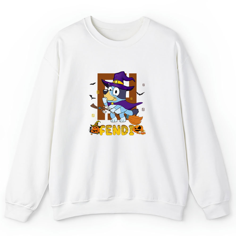 Bluey Happy Halloween Fendi Unisex Sweatshirt BTN9259