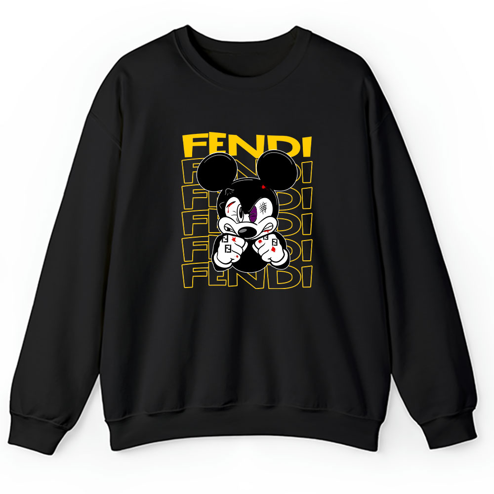 Mickey Mouse Fendi Unisex Sweatshirt BTN8272