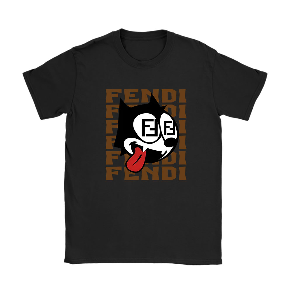 Felix The Cat Fendi Unisex T-Shirt Cotton Tee BN7034