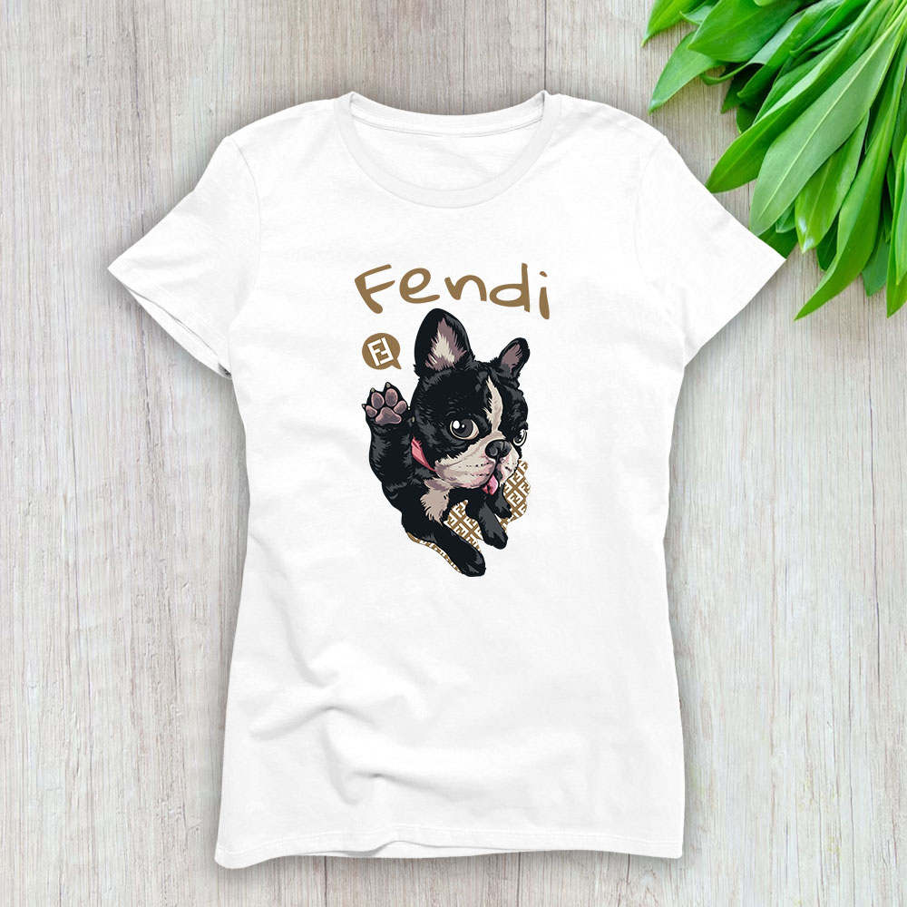 Cartoon Dog Fendi Brand Lady T-Shirt Women TLT3924