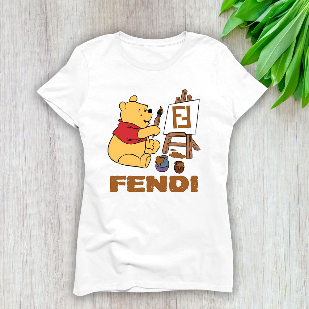 Winniethepooh Fendi Brand Lady T-Shirt Women TLT4187
