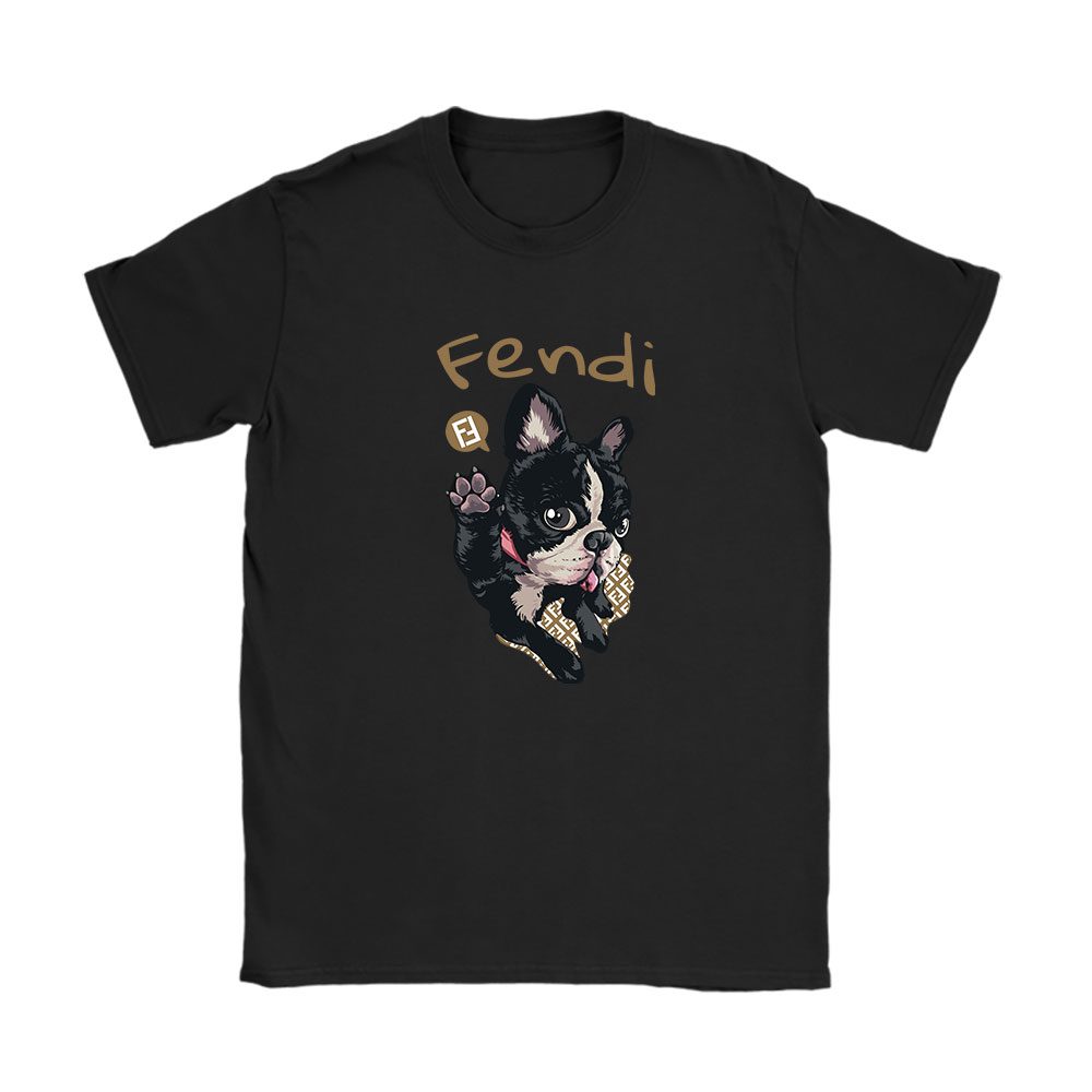 Cartoon Dog Fendi Unisex Brand T-Shirt BN4781