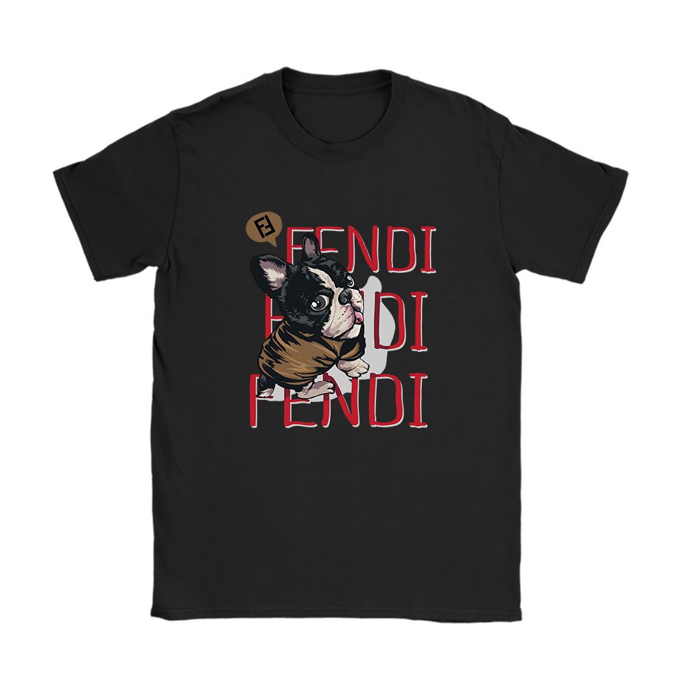 Cartoon Dog Fendi Unisex Brand T-Shirt BN4780